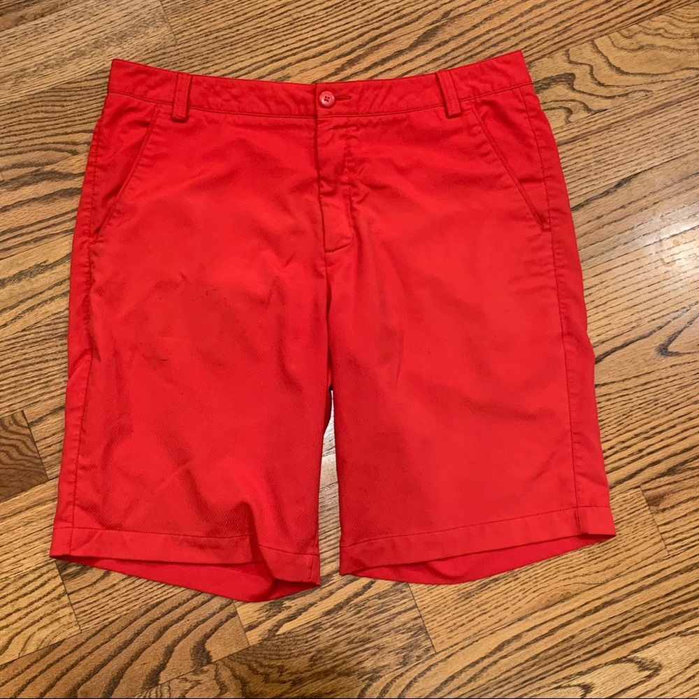 Men's Puma Golf Tech Shorts Red 36